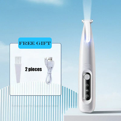 the LED HYDROTRIM PRO - New Dog Paw Trimmer with LED Light, Fully Waterproof Pet Hair Trimmer with LED Display, Dog Clippers for Grooming, 18mm Widen Blade