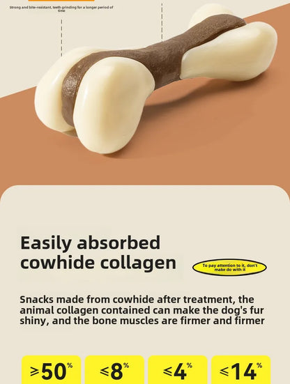 Yite Pet Eating and Playing Series Nylon Snacks Reward Teeth Grinding Bone Solitary Bite Resistant Stick Pet Toy