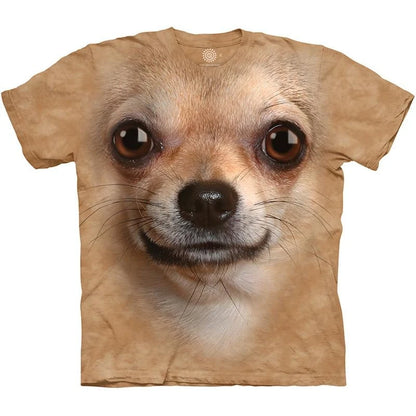 the GOLDEN BOY - Cute Dog Face Graphics T-Shirts, Summer Fashion Short Sleeve Funny 3D Animals Printed T-Shirts, Men's Casual Loose Harajuku Tees