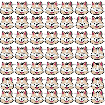 50PCS Cute Animal Keychain knife Ducks Dogs Cats Keyring for Women Men Kids Handbag Cool Car Key Accessories Friends Key Gifts