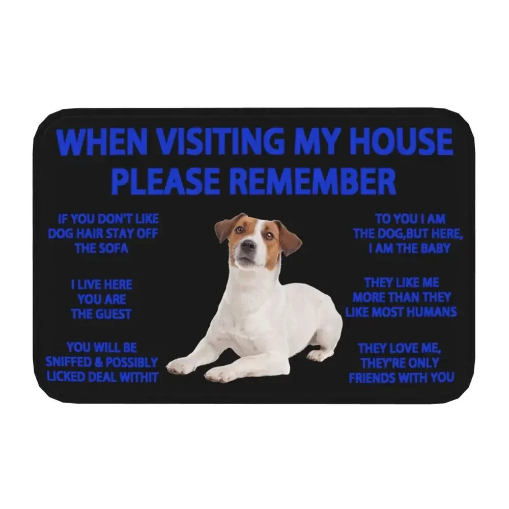 Beagle Dog Doormat Non-Slip Kitchen Bath Mat Living Room Door Floor Entrance Carpet Rug