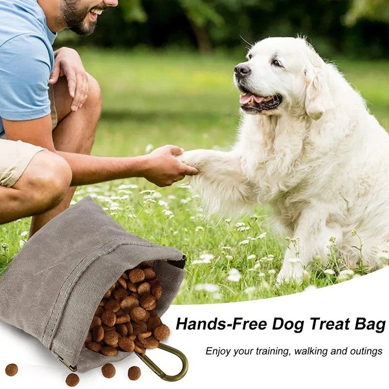 the SNACK BAG - Dog Training Snack Bag, Outdoor Travel Dog Food Storage Container, Treat Pouch Portable Food Dispenser Bag, Durable Pet Accessories