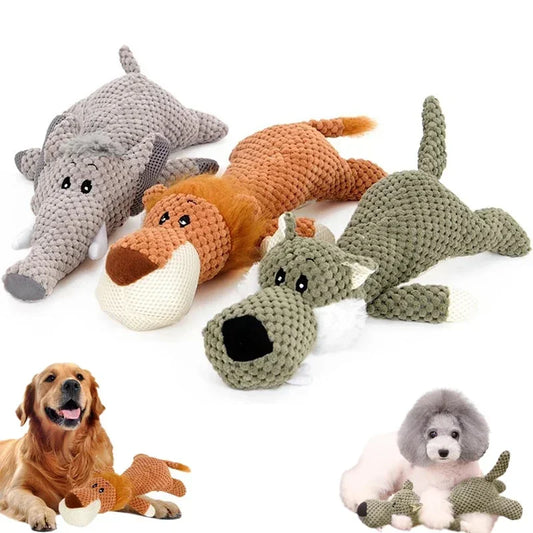 WildThings Plushie™ Plush Squeaky Dog Toy for Large Dogs | Dog Paw Clothing™