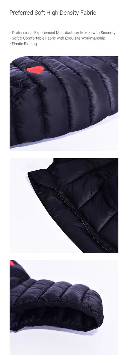 Winter Dog Clothes Overalls for Small Medium Dogs Luxury Fashion Lightweight Down-Like Cotton Padded Puppy Coat Soft Warm Jacket