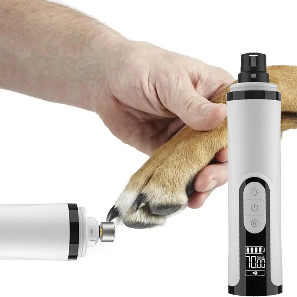 the PAWTRIM RECHARGE PRO - New Electric Nail Clippers for Dog, Nail Grinders, Rechargeable USB Charging, Pet Quiet Cat/Dog Paws Nail Grooming, Trimmer Tools