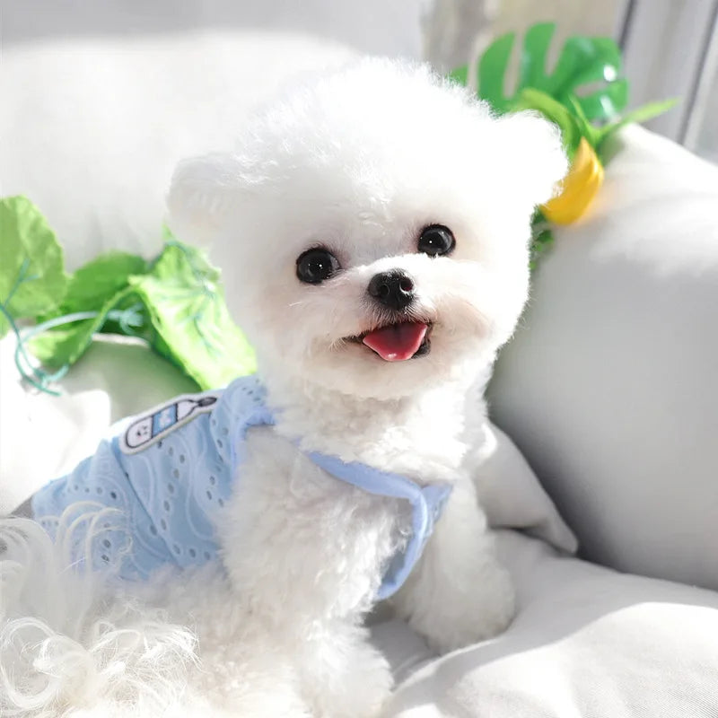 Dog Clothes for Small Dogs Thin Cute Dog Vest Puppy Clothes Breathable Chihuahua Clothes Cat Vest Pet Supplies