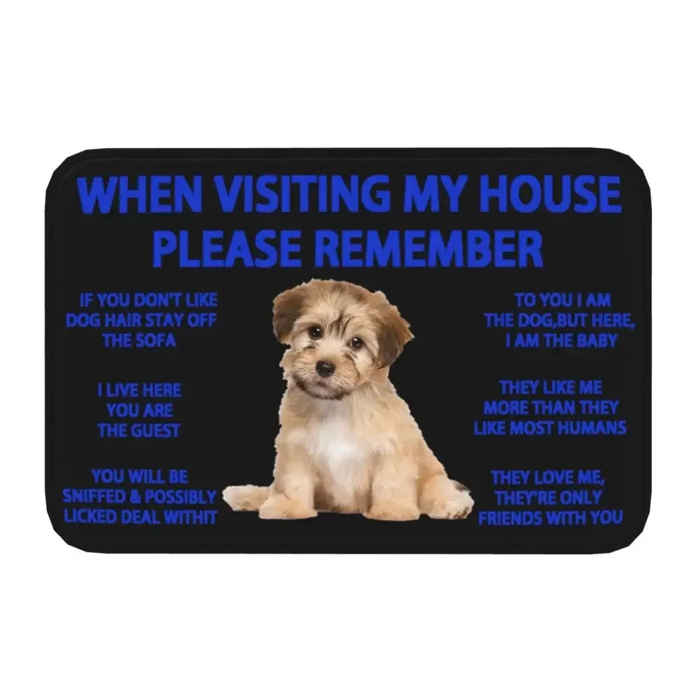 Beagle Dog Doormat Non-Slip Kitchen Bath Mat Living Room Door Floor Entrance Carpet Rug