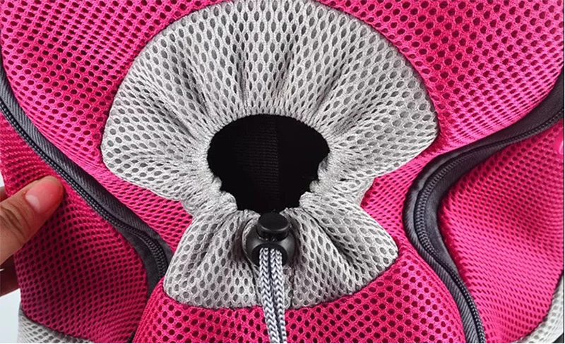 Pet Backpack Portable Portable dog Double Shoulder bag  Outdoor Travel cat Carrier Bag Pet Dog Front Bag Mesh Backpack