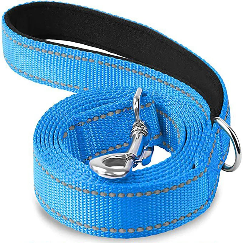 the MOONSTRIDE REFLECTIVE ROPE - Night Reflection Dog/Pet Towing Rope, 1.2/1.5/1.8m Guard Rope, Pet Walking Training Leash, Cats/Dogs Harness Collar Lead Strap