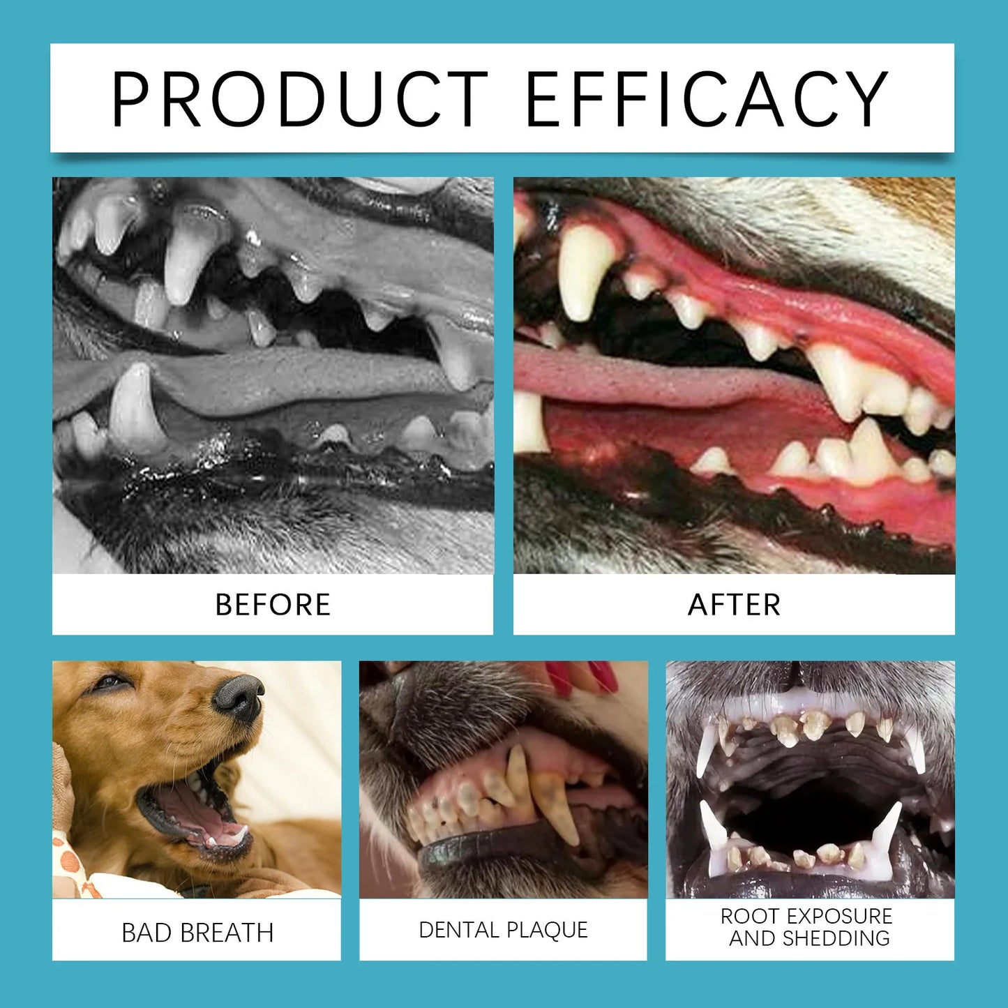 Pet Oral Care Gel Tooth Repair Tartar Cleaner Teeth Whitening Dental Breath Freshener Oral Brightening Dog Tooth Cleaning Gel