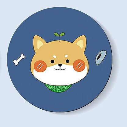 S/L Coasters Cartoon Tableware EVA Bowl Dish Pot Mats Bear Dog Cat Waterproof Heat Insulation Pad for Home Kitchen