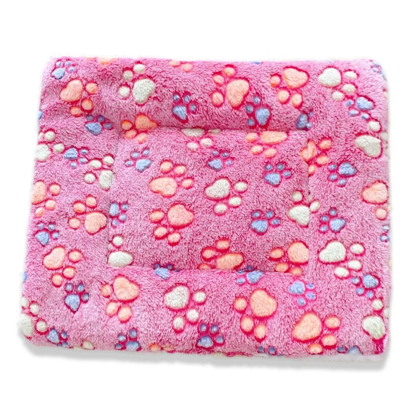 Pet Sleeping Mat Washable Plush Bed Mats for Cats Small Dogs Pad Blanket Warm Kitten Cushion Dog Accessories