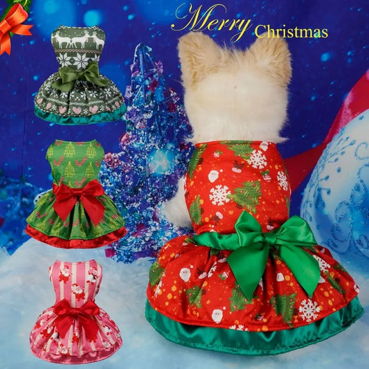 the HOLIDAYPAW PARTY OUTFIT - Christmas Pet Supplies, Personalized Pet Clothing, Christmas Party Decoration, Pet Clothing, Holiday Accessories