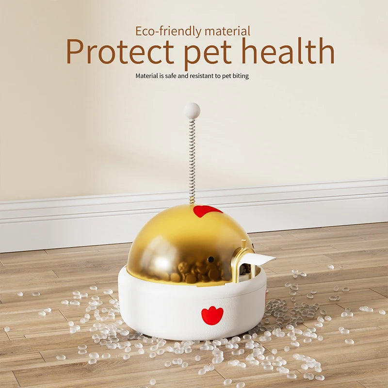 Dog Feeding Toy Interactive Food Dispenser Built in Battery & Sounder Inspiring Patience & Curiosity of Pets Cat & Dog Snack Toy