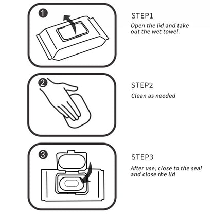 the GRAPE SEED OIL WIPES - 80PCS/Pack Pet Wipes, Disposable Pure Water Formula Pet Care, Dog and Cat Health Cleaning Deodorizing Wipes, Single-Use