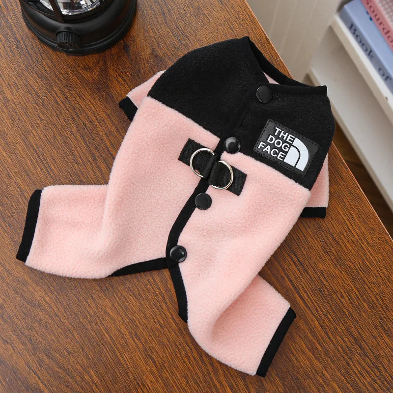 Pet Dog Clothes Soft Warm Fleece Dogs Jumpsuits Pet Clothing for Small Dogs Puppy Cats Clothes Chihuahua Yorkshire Costume Coat