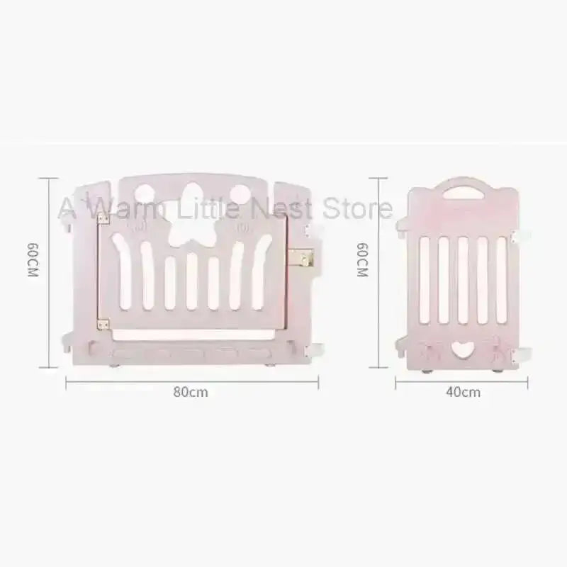 the DOG STAR CORRAL - Doghouses, Modern Dog Plastic Safety Fence, Home Pet Cat/Dog Kennel, Small Dogs Indoor Isolation with Toilet, Dog Cage Pet Supplies