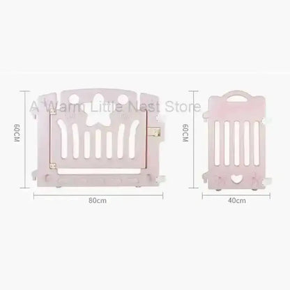 the DOG STAR CORRAL - Doghouses, Modern Dog Plastic Safety Fence, Home Pet Cat/Dog Kennel, Small Dogs Indoor Isolation with Toilet, Dog Cage Pet Supplies
