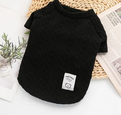 Winter Dog Clothes For Small Dog Designer Luxury Jersey Wool Dog Sweater For Chihuahua York Bulldog Sphynx Cat Knitting Clothing