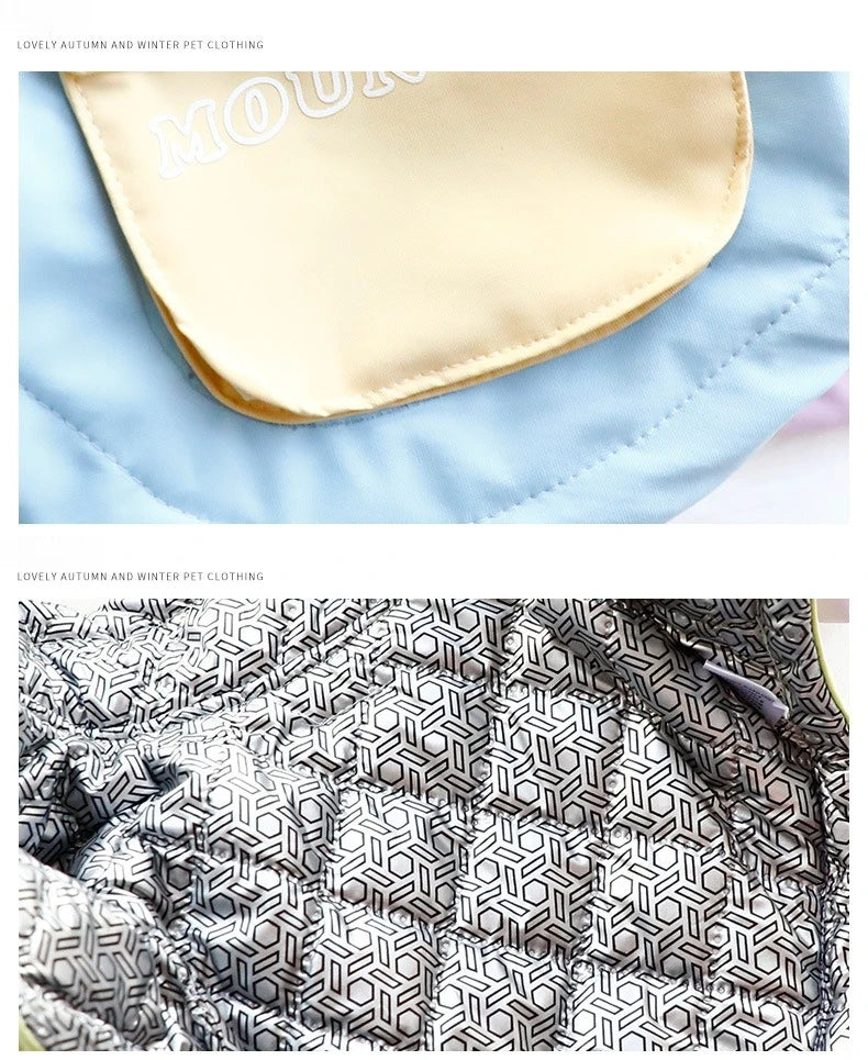 the ICESHIELD 3-PROOF OUTDOOR DOG JACKET - 2025 Thick Waterproof Dog Winter Coat, 3-Proof Warm Outdoor Jacket for Small Dogs, Cold-Resistant Pet Clothing