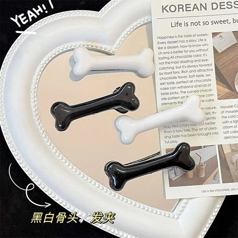 the PAWCHARM BONE HAIR CLIP - New Dog Hairpin Puppy/Kitten Bone Hair Clips, Cute Duckbill Clip, Pet Hair Accessories, Pet Hair Grooming, Dog Accessories