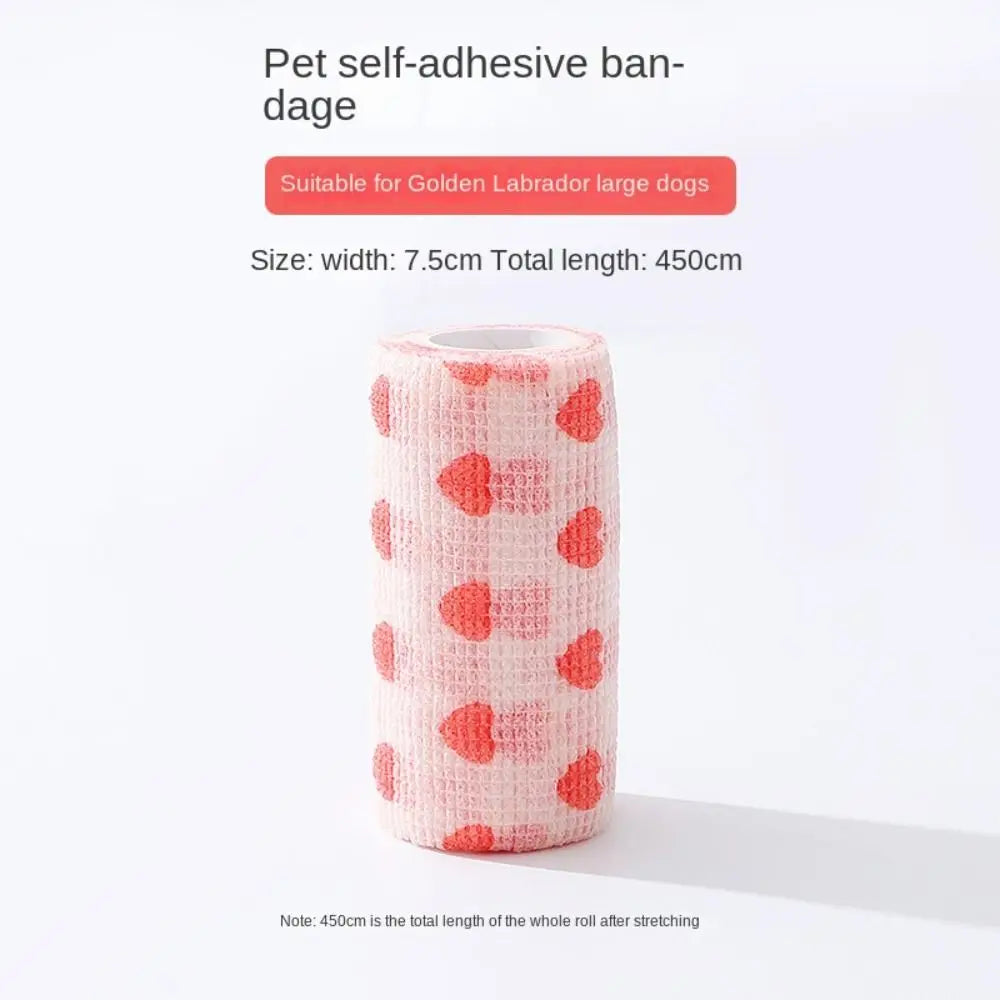 Disposable Dog Foot Covers Durable Anti-dirty Breathable Pet Self-adhesive Bandage Pet Go Out Foot Wrap