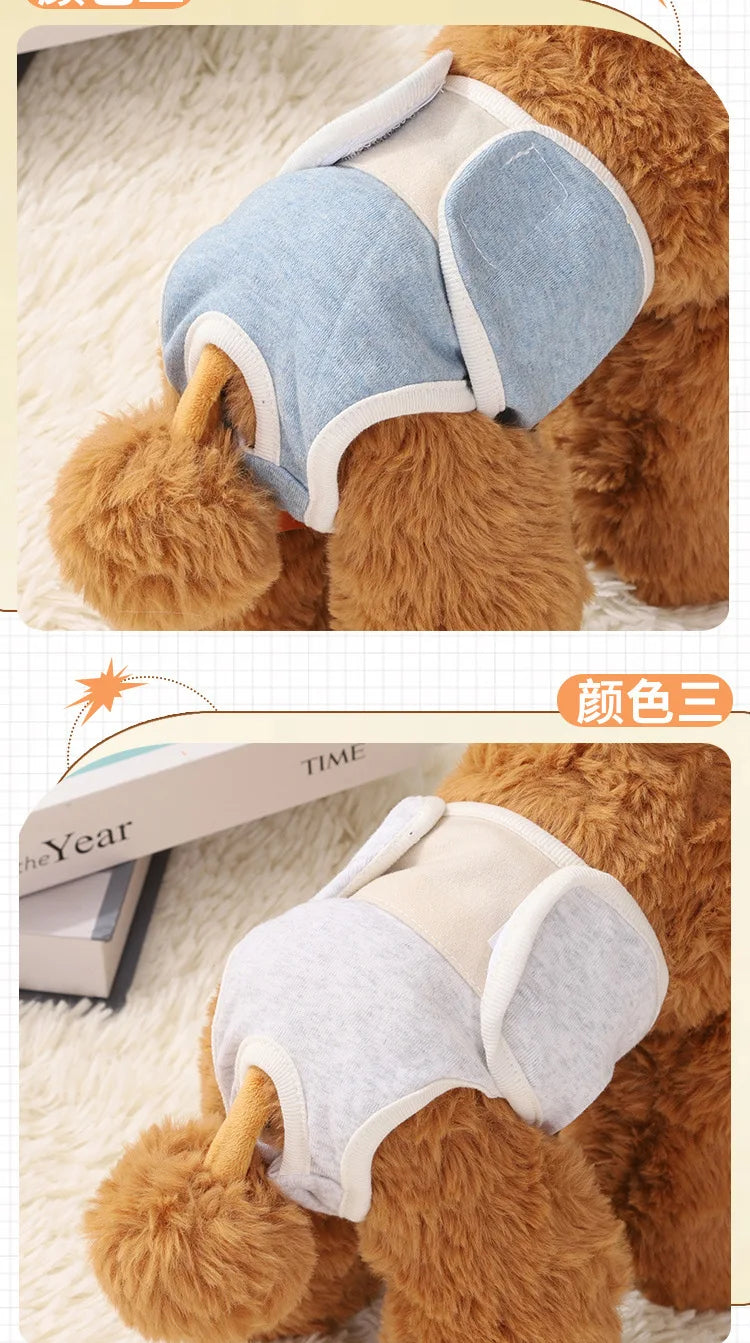 Dog Shorts Pet Physiological Pants Washable Puppy Kitten Female Dog Diapers Menstruation Underwear Pet Items