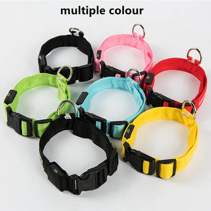 the TRIGLOW SAFETY COLLAR - 3 Modes Dog Luminous Charge Collar, Led USB Cat/Dogs Collars, Detachable Night LED Glow, Dog Loss Prevention Collar, Pet Accessories