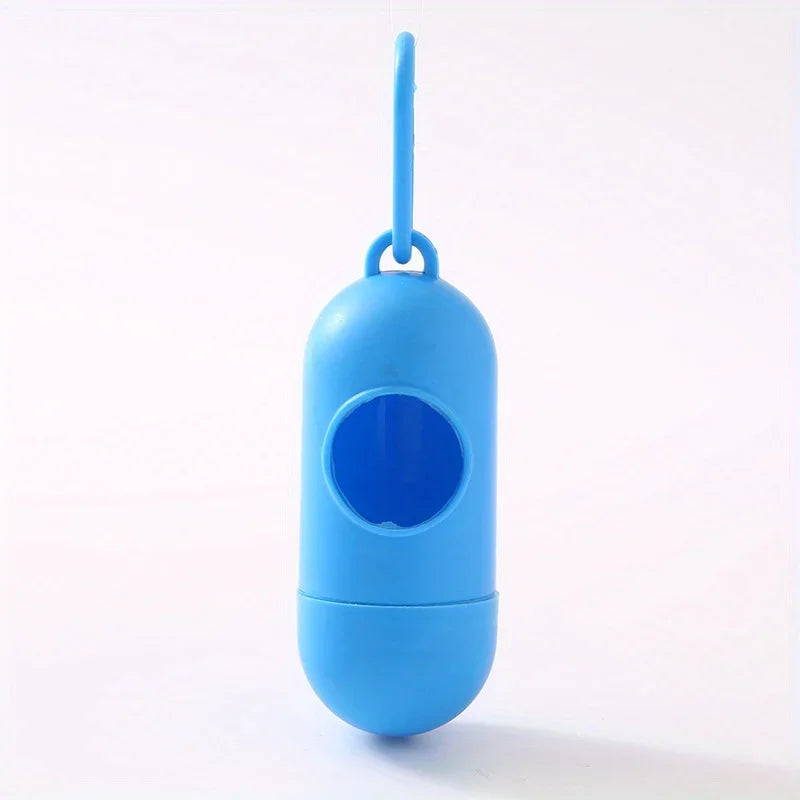 the CAPSULE CLEAN BAG HOLDER - Pill Shaped Poop Bags Dispenser, Garbage Holder Dispenser, Pet Supplies For Dogs, Collars And Leashes