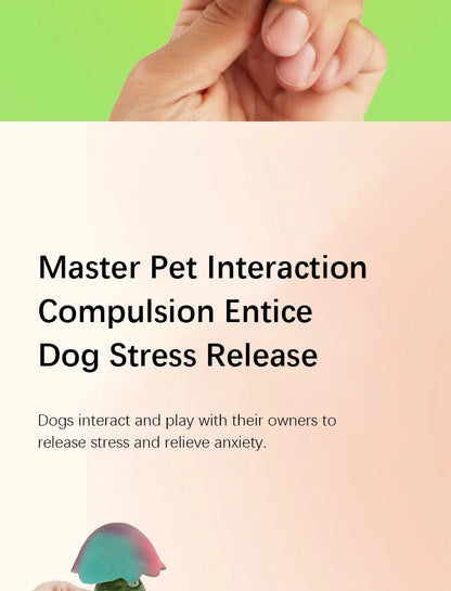 Dog Latex Toys Interactive Games Stretchable Dragon Eggs Teething Playing Easy Clean Squeeze Transform Sound Toys Pet Supplies