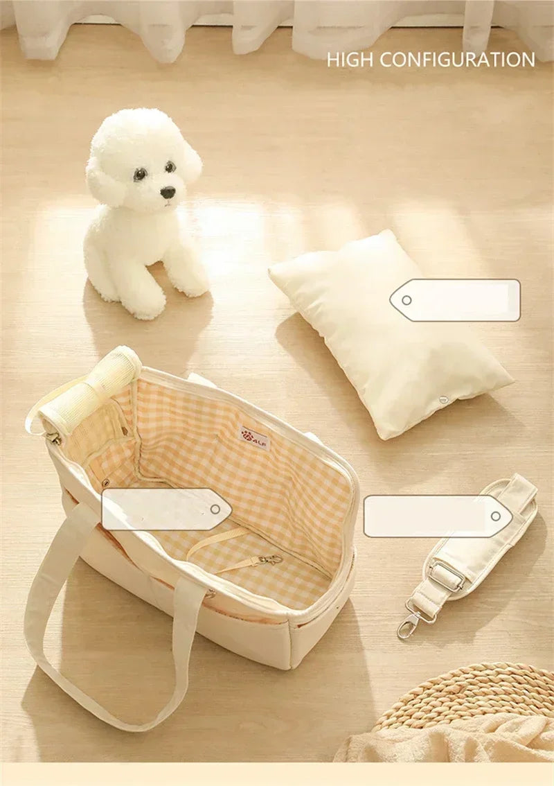 Portable Dog Carrier Handbag - Shoulder Bag for Puppy & Cat Pet Go Out Travel Bag Suitable For Small Dogs Essential Pet Supplies