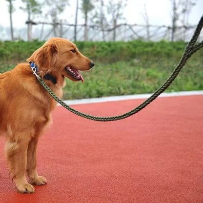 the TITANGRIP BRAIDED DOG LEASH - Large Dog Leash Nylon Braided Traction Rope, Pet Walking Thick Hand Rope for Bulldog, Rottweiler, Hound Dogs Accessories