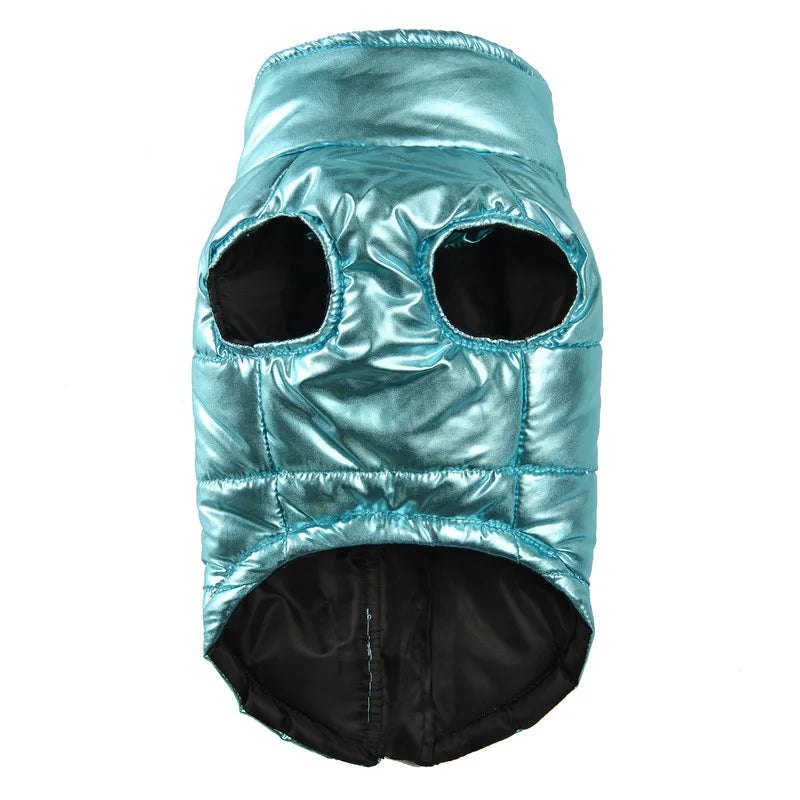 Waterproof Pet Jacket Winter Warm Dog Clothing Outdoor High Neck Vest Coat With D-ring For Small Medium Dogs Cats Chihuahua