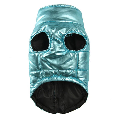 Waterproof Pet Jacket Winter Warm Dog Clothing Outdoor High Neck Vest Coat With D-ring For Small Medium Dogs Cats Chihuahua