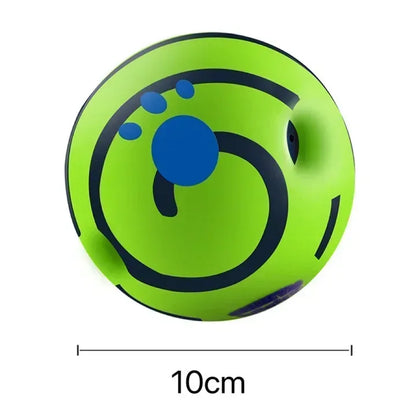 Pet Dog Toy Ball Wobble Wag Giggle Sound-Emitting Glow Ball Interactive Dog Toy Funny Indoor or Outdoor Play Agility Training