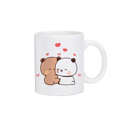 Panda Bear Bubu Dudu Coffee Milk Cup Mocha Cat Panda Bear Couple Creative Present Cute Gift Drinking Tea Cup Mugs