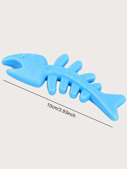 1pc-Anti Bite Fishbone Dog Toy - Suitable for training puppies of all breeds and sizes