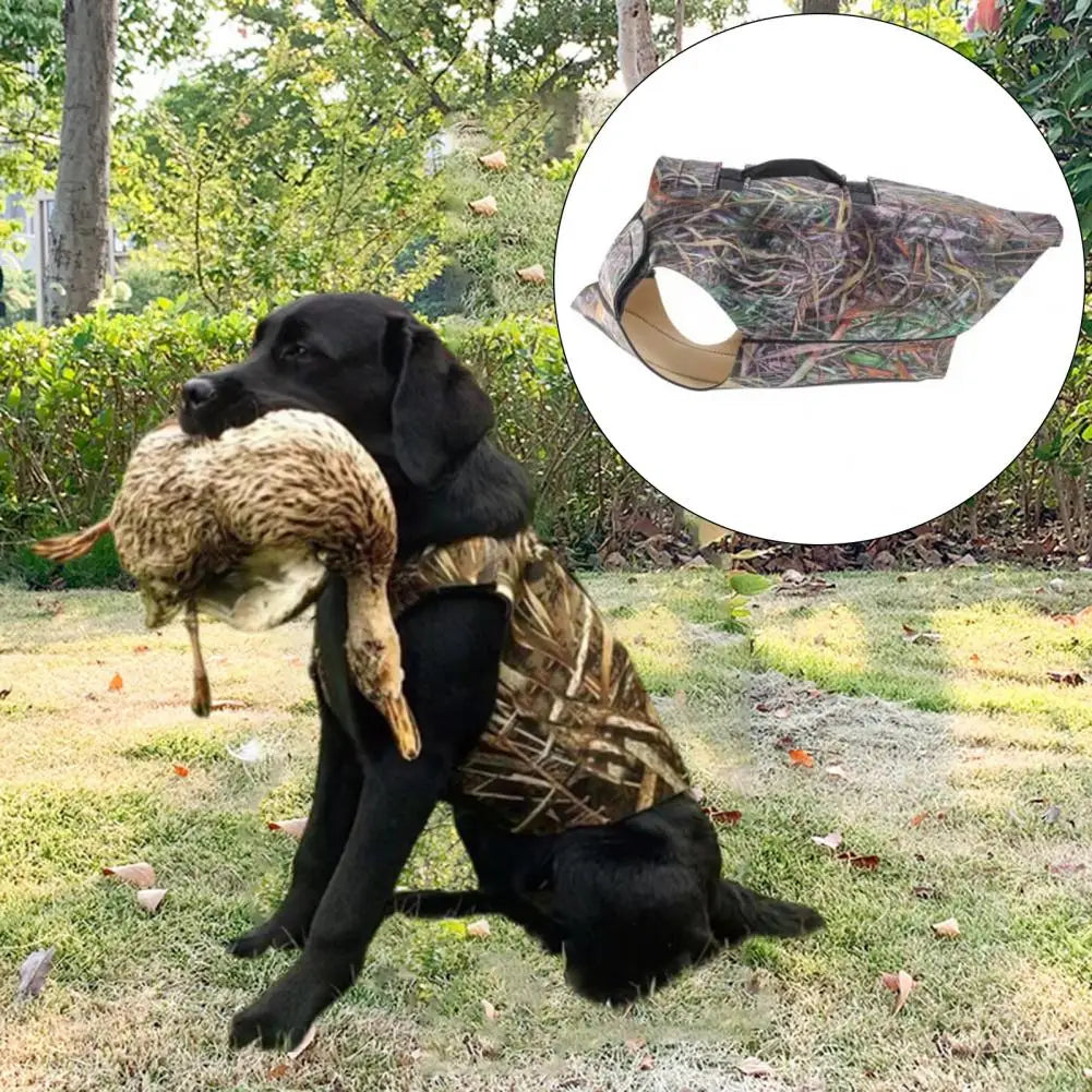 the HUNTER - Dog Hunting Vest, Adjustable Neoprene Chest Dog Vest for Waterfowl/Duck Hunting Outdoor Activities