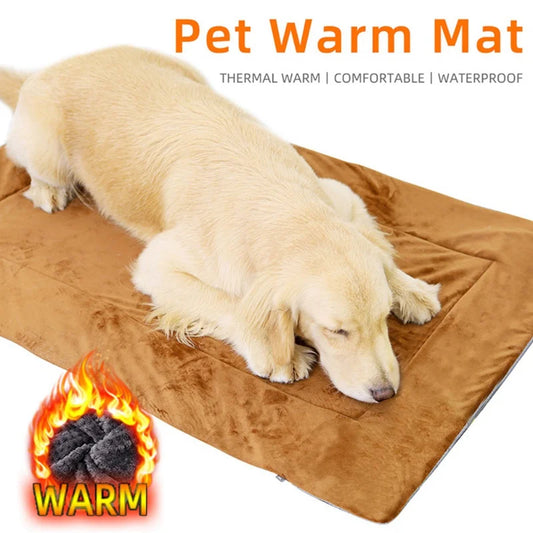 XS-3XL Warm Soft Pet Bed Mats Plush Pet Sleeping Mat for Dog Bed for Small Large Dogs Blanket Cat Bed Thermal Cat Mat Cushion ﻿