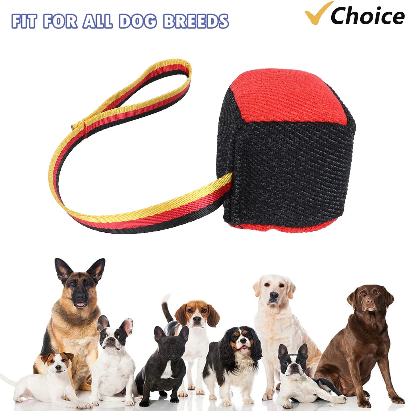 Dog Toy Training Chew  Interactive Tear Resistant Multifunctional Dog Teeth Grinding Bite  for Pet Exercise Dog Bite Toy