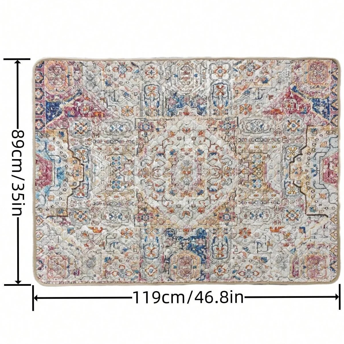 Pet Pee Pad Blanket Washable Urine Mat Ethnic Style Reusable Puppy Training Pads Sleeping Bed 4 Layers Absorbent Dogs Pee Mats