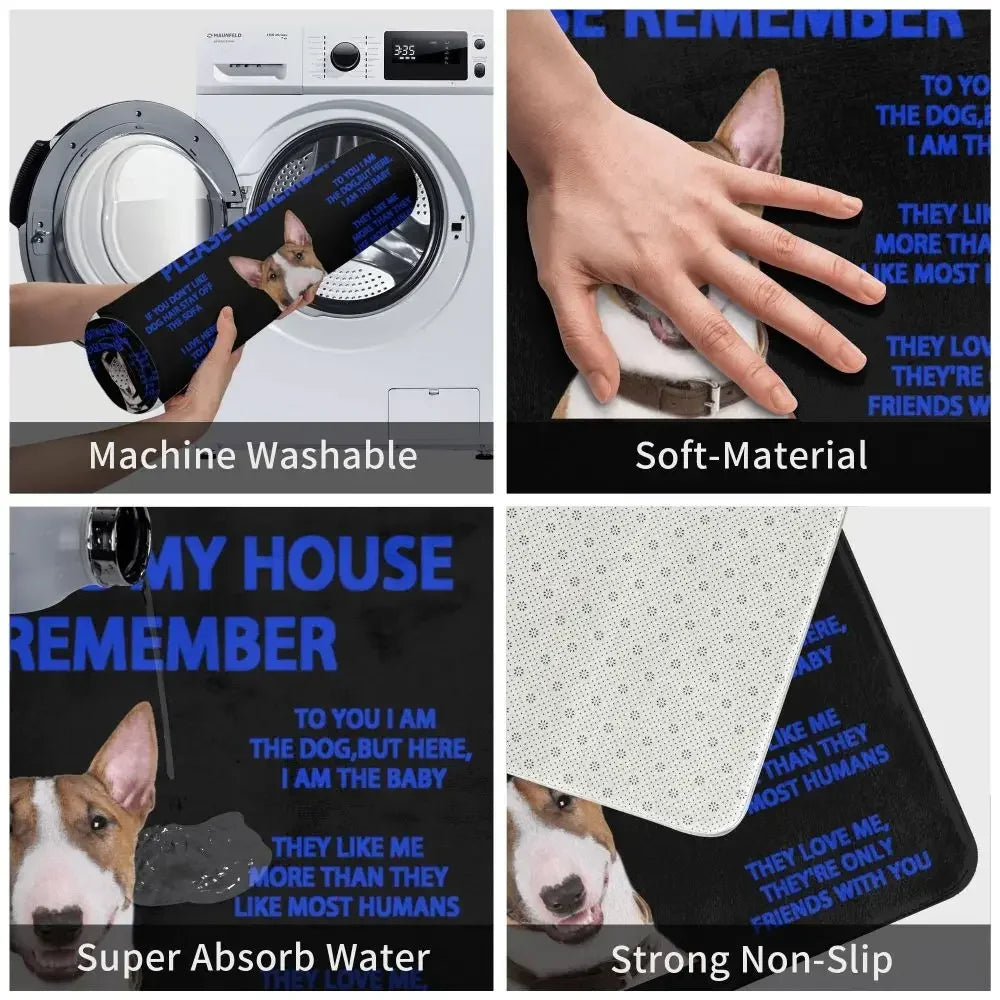 Beagle Dog Doormat Non-Slip Kitchen Bath Mat Living Room Door Floor Entrance Carpet Rug