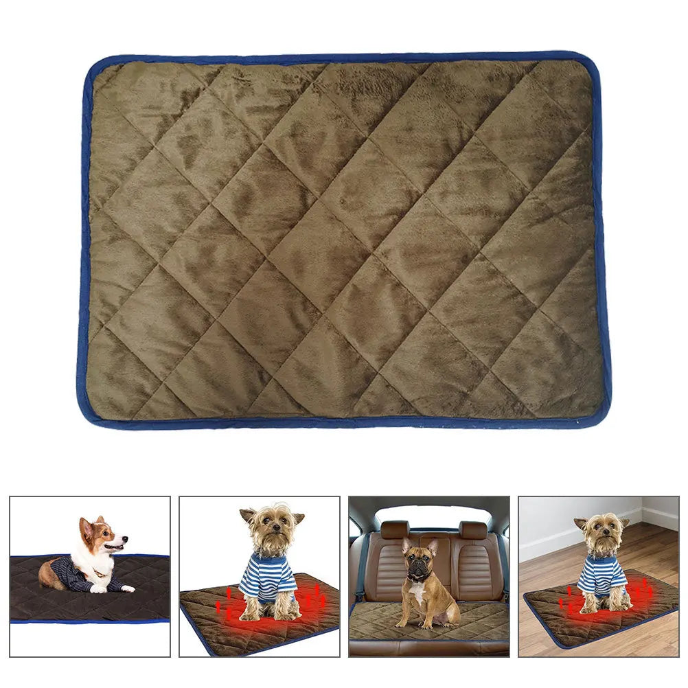 1pc Pet Self Pad 45X30Cm Insulated Heated Mat For Self Heating Pet Bed Cats Dogs Reusable Warm Bed Outdoor Indoor Comfortable