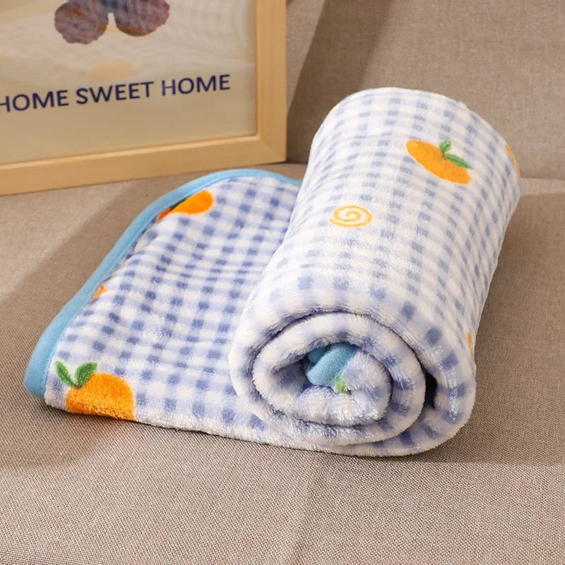 Winter Warm Pet Blanket Soft Fluffy Dog Blanket Comfortable Breathable Cat Sleeping Blanket Good Sleeping Sheet Pad Pet Supplies