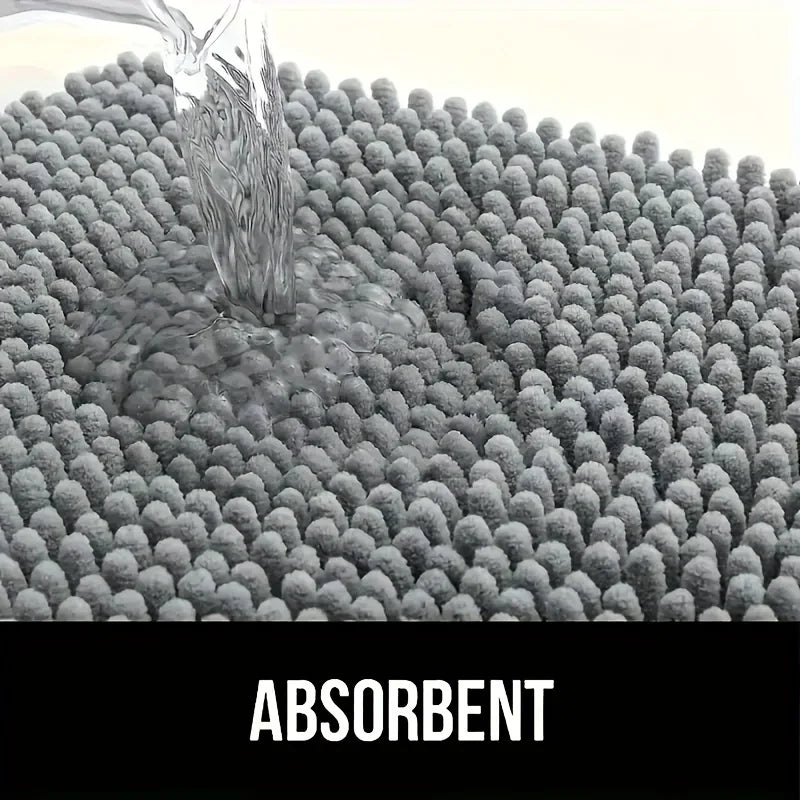 4 sizes Ultra-Absorbent Muddy Paw Dog Mat - Captures Dirt and Moisture, Quick-Drying, Non-Slip, Washable, and Ultra-Fine Fiber