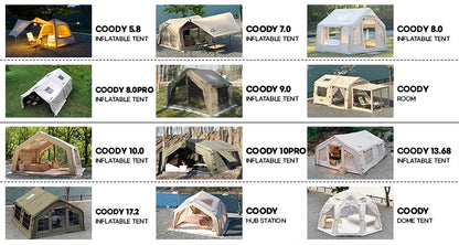 Outdoor Camping Pet Tent Waterproof Breathable Warm Inflatable Portable Small and Medium Dog Cat Nest