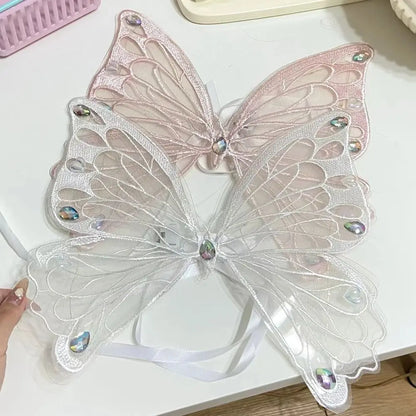 the ANGEL WINGS - Cute Glowing Dog Wing Butterfly for Small/Medium Dog Clothes, Sweet Gift Pet Back Decoration