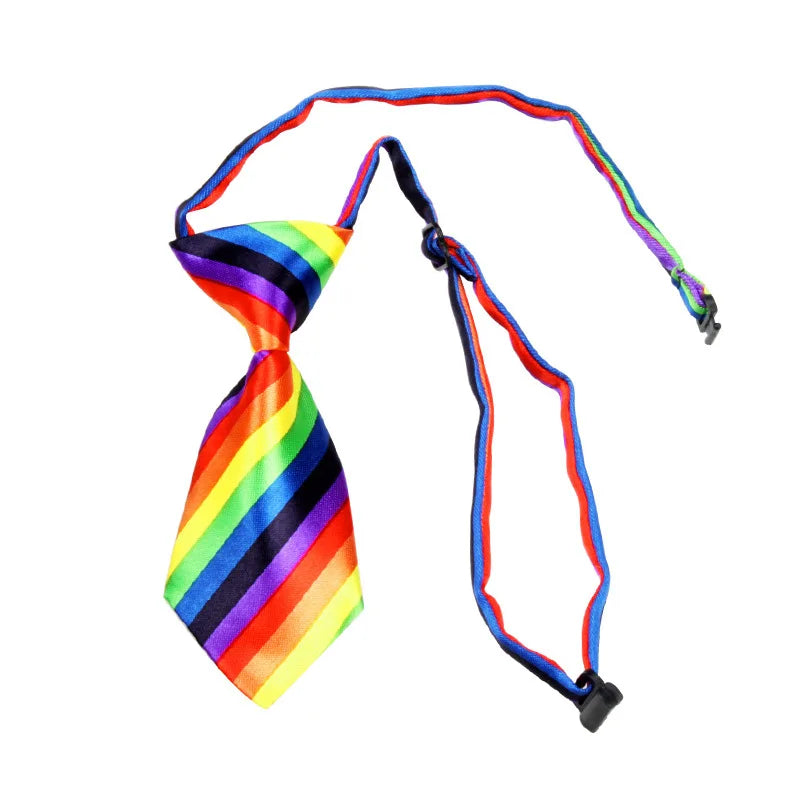 10pcs/Lot Pet Cat Dog Solid Color Multicolor Tie Fashion Grooming Dog Accessories Adjustable Puppy Tie Pet Bowtie Supplies