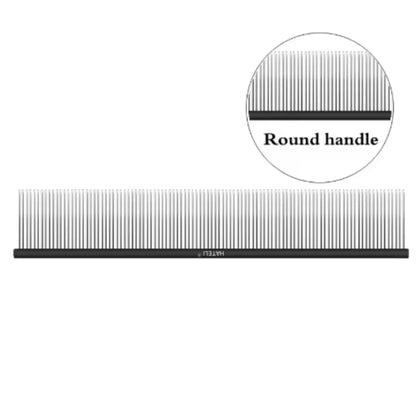 19cm Light Aluminum Pet Comb Professional Dog Grooming Cat Comb Cleaning Hair Trimmer Brush Accessories 5 Colors Optional