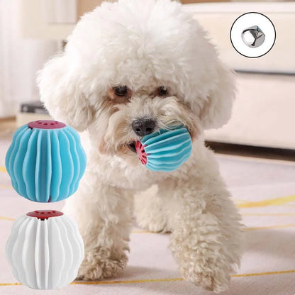 Dogs Interactive Toys TPR Dog Chew Toy Pet Teeth Cleaning Bite Resistance Dog Ball Puppy Sound Toy Pet Products Accessories